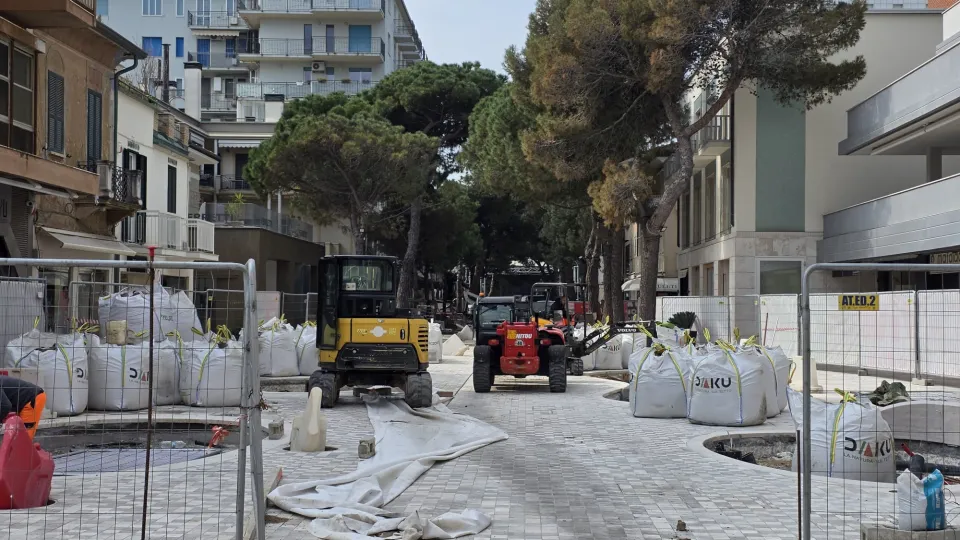 cantiere di viale Ceccarini