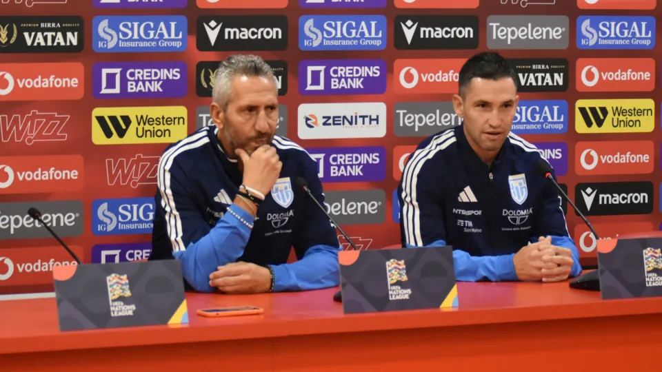 Cevoli e Rossi durante la conferenza stampa (©FSGC)