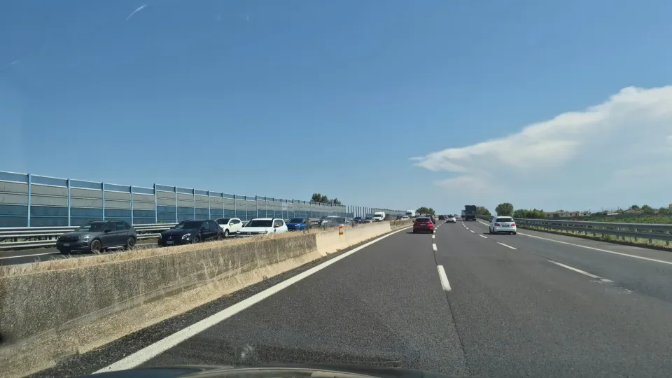 Code all'altezza di Faenza in direzione Bologna