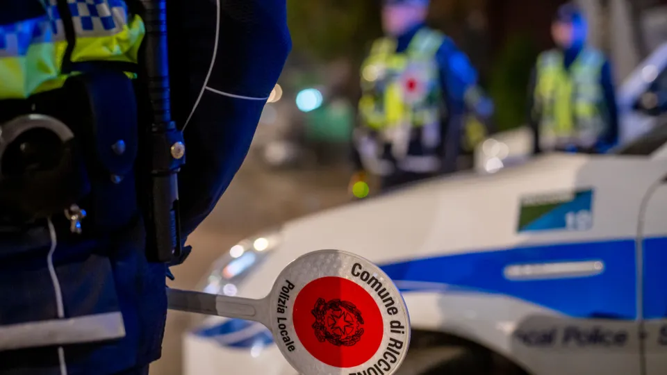controlli della polizia locale di Riccione