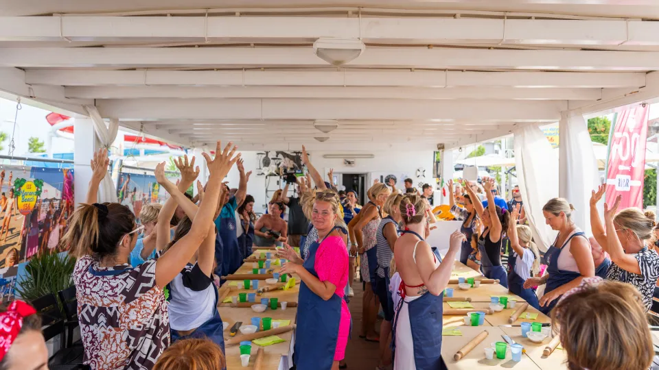 cooking class in spiaggia