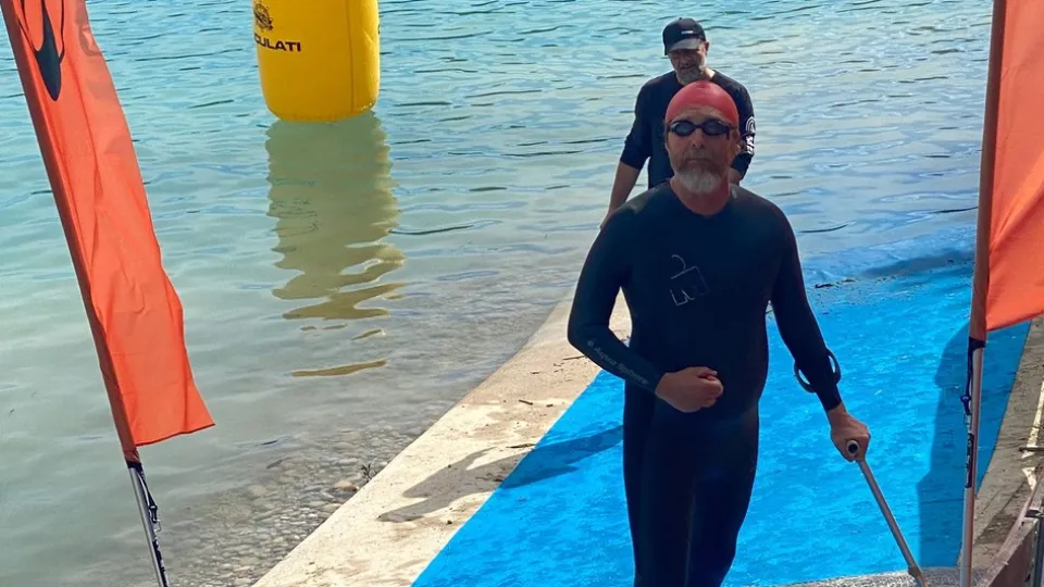 Cristian Lucarelli, il coraggio oltre il freddo