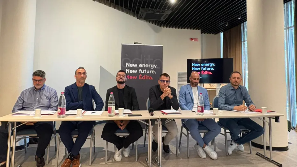 Da sinistra, Filippo Bonucci, Daniele Sarti, Gian Marco Montanari, Enrico Pozzi, Hannes Grasser, Matthias Prader