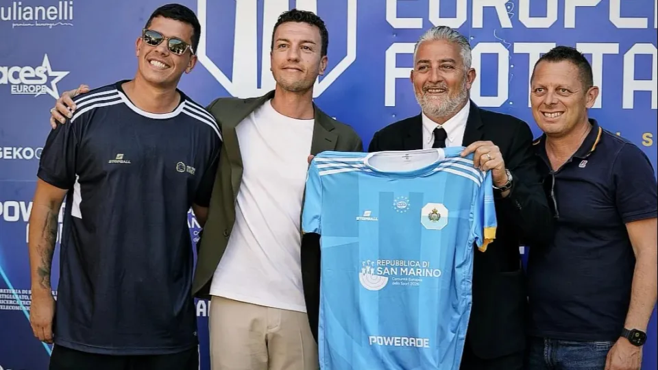 Da sinistra Victor Pelae, Andrea Zucchini, Rossano Fabbri e Mauro Cevoli