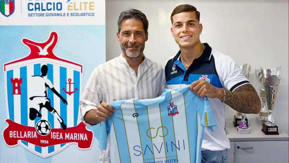 Daniele Grieco insieme al presidente Fabio Ionni