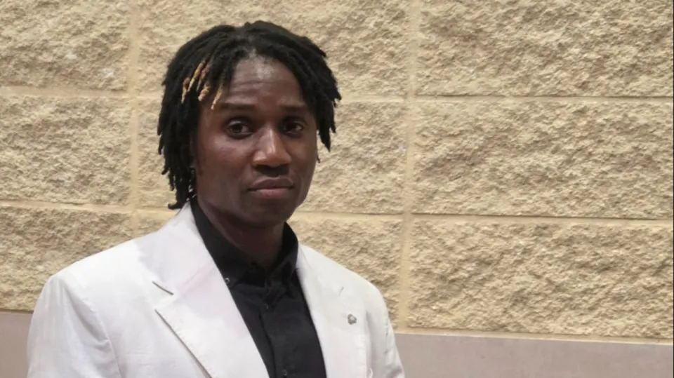 Dassilva prima dell'udienza in tribunale (foto Migliorini)