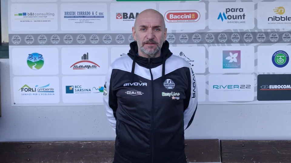 Davide Montanari, allenatore della Sampierana