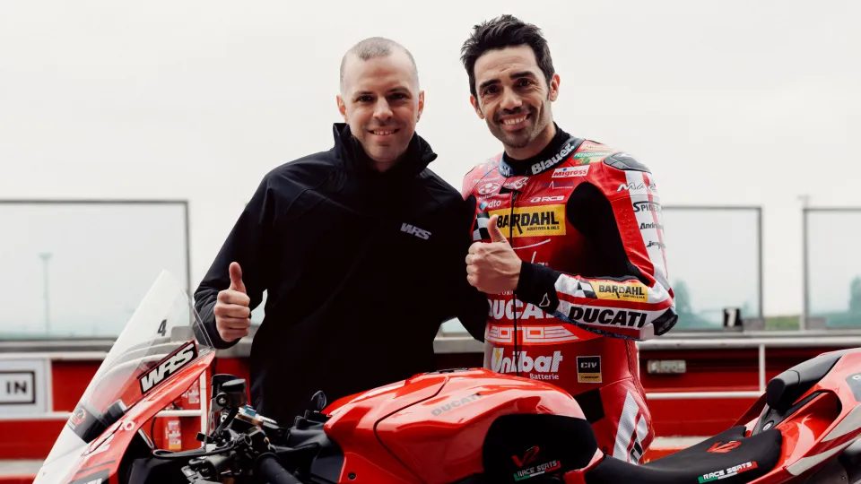 Davis Bergamini insieme a Michele Pirro