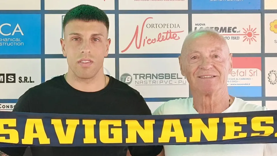 Federico Fabbri insieme al presidente Nino Urbinati