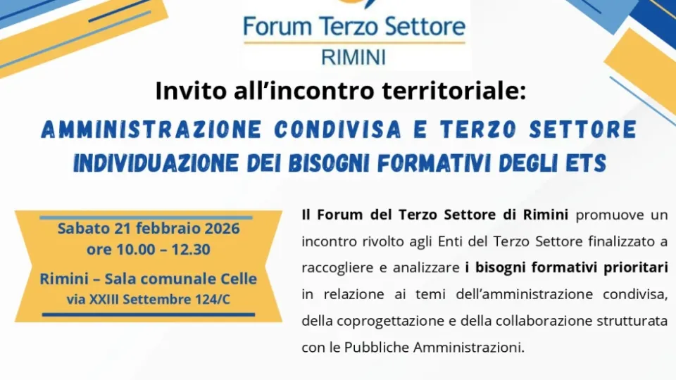 forum terzo settore