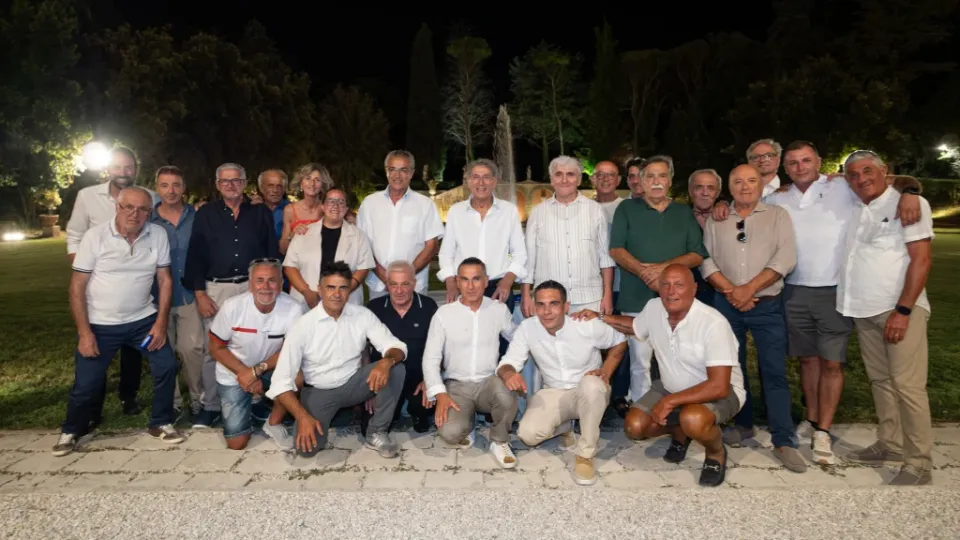 foto di gruppo a Villa des Vergers