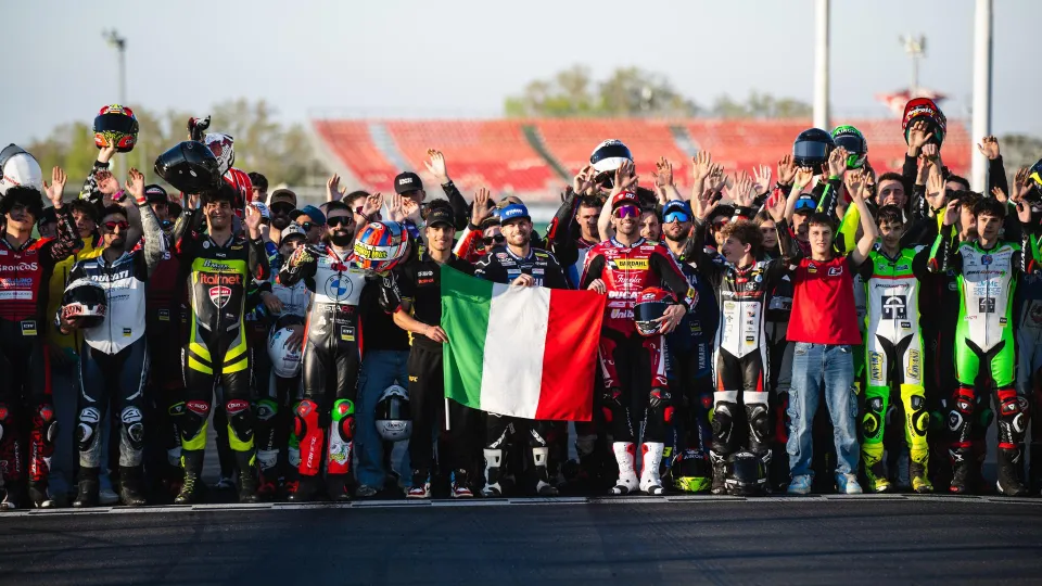 Foto di gruppo dei piloti
