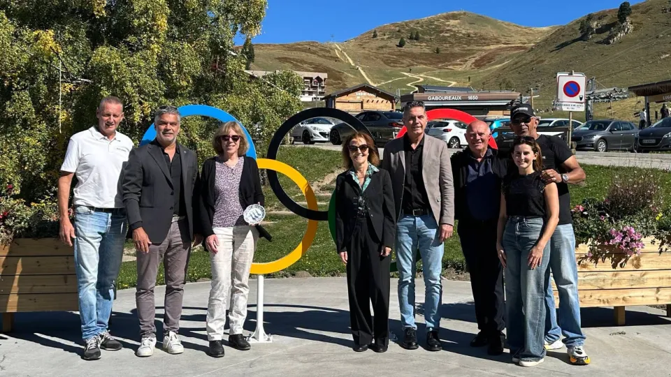 Foto di gruppo durante la visita
