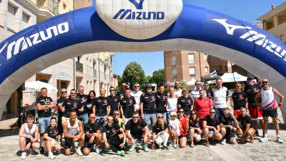 Foto di gruppo per il Gruppo Podistico Villa Verucchio