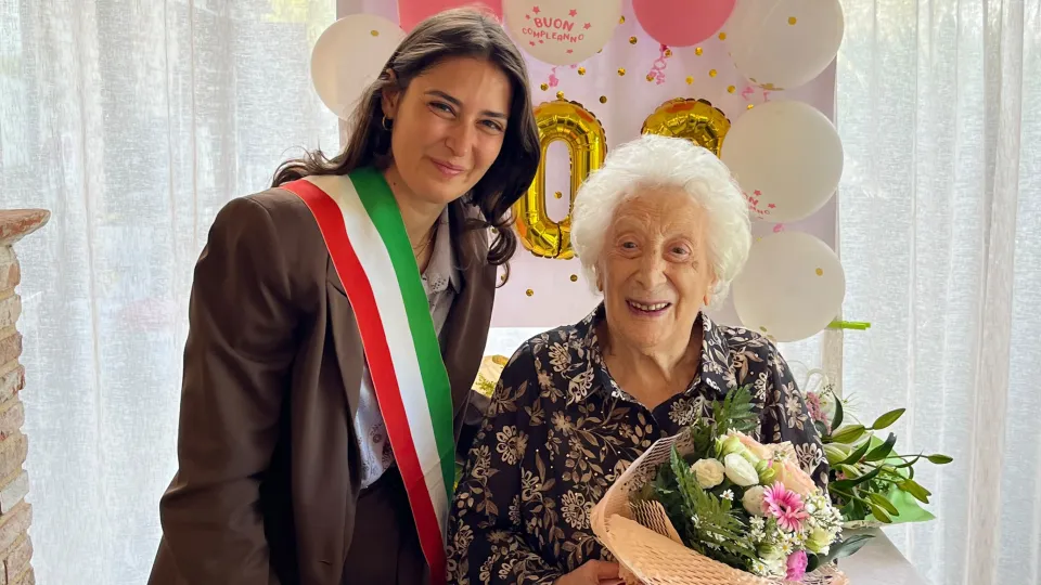Francesca Mattei insieme ad Edi Cangemi