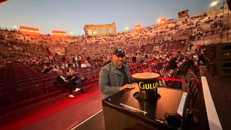Francesco Gullo all'Arena di Verona