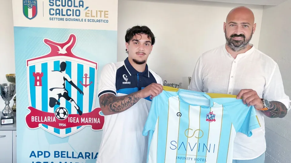 Francesco Scelta insieme al DS Emiliano Vitiello