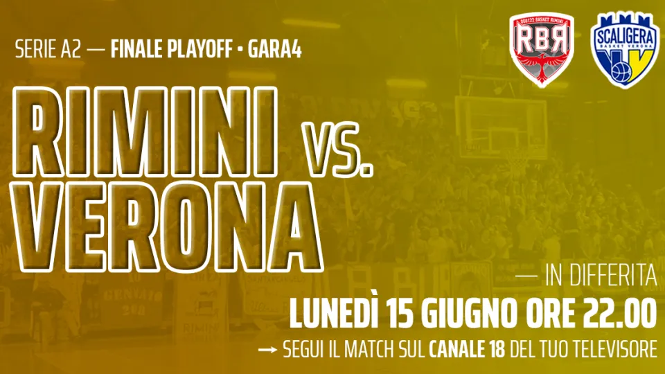 Gara4 RBR-Verona su Icaro TV