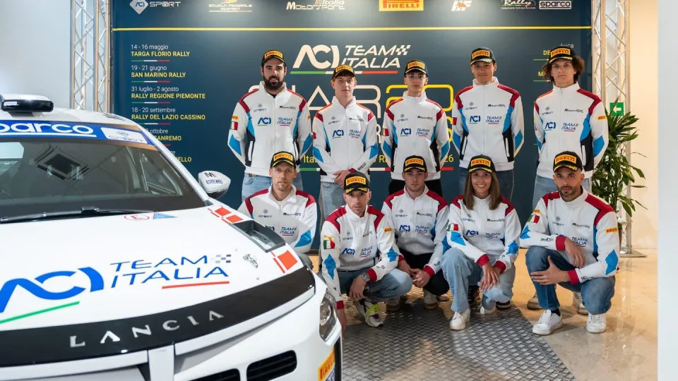 Giacomo Marchioro insieme agli altri piloti che faranno parte del calendario CIAR Junior