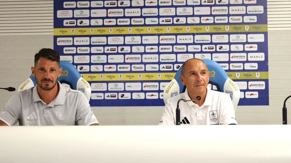 Gianluca Vivan e Stefano Ceci in conferenza stampa