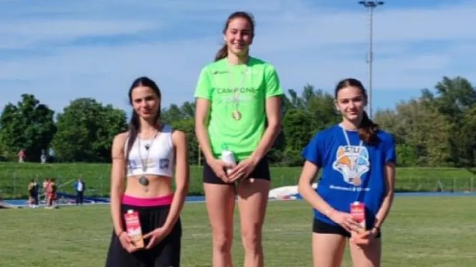 Giulia Ciavatta sul podio