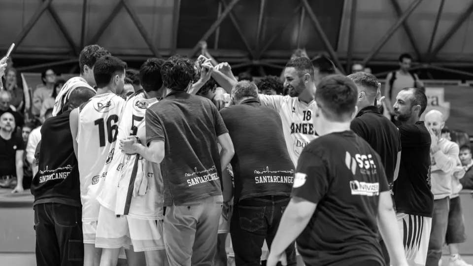 Gli Angels Santarcangelo festeggiano la vittoria
