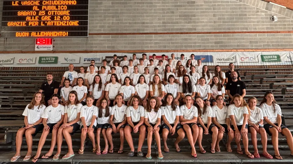 Gli atleti di Polisportiva Riccione
