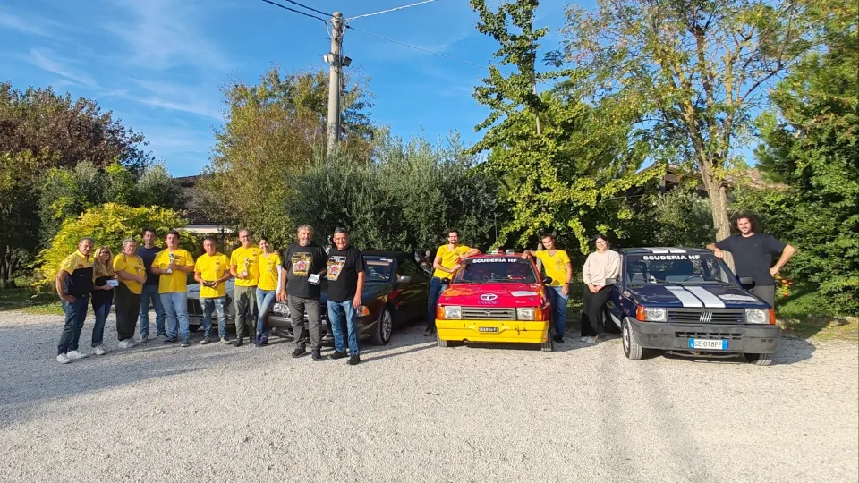 Gli equipaggi della Scuderia HF