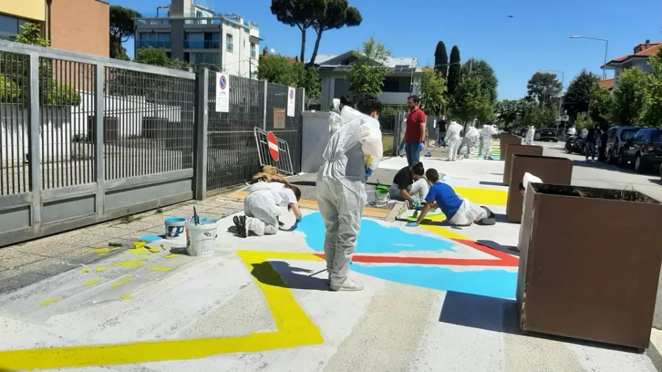 gli studenti al lavoro