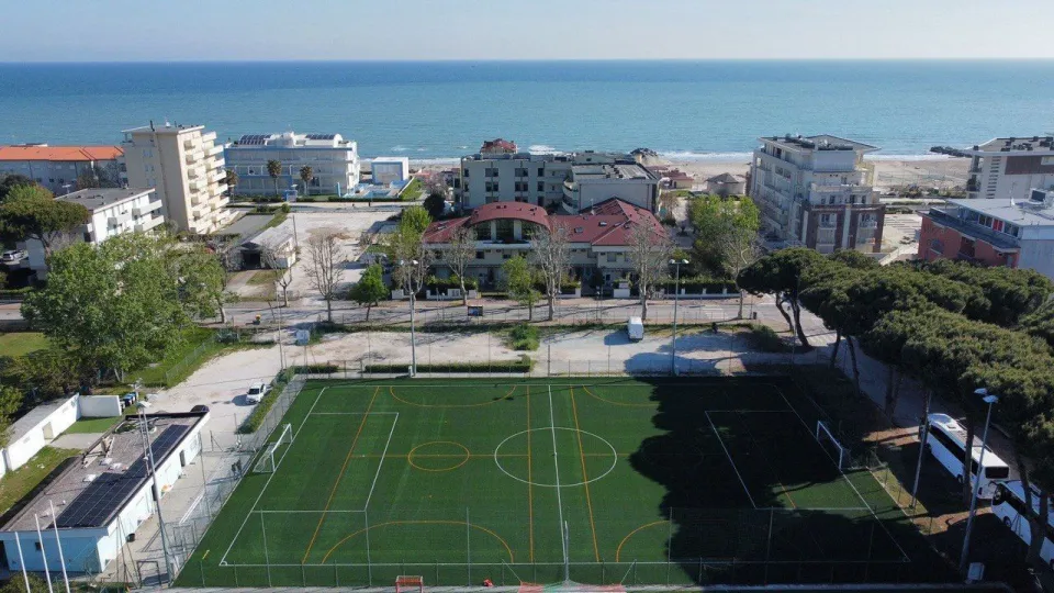 I campi da calcio di via dei Platani a Misano