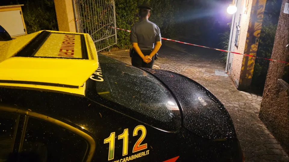 i carabinieri a Mulazzano (Adriapress)