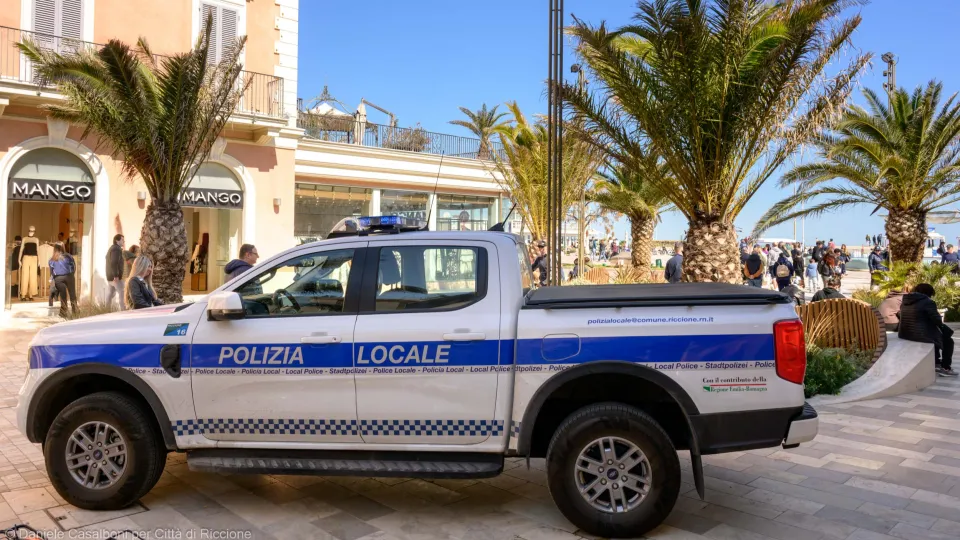 i controlli della polizia locale di Riccione
