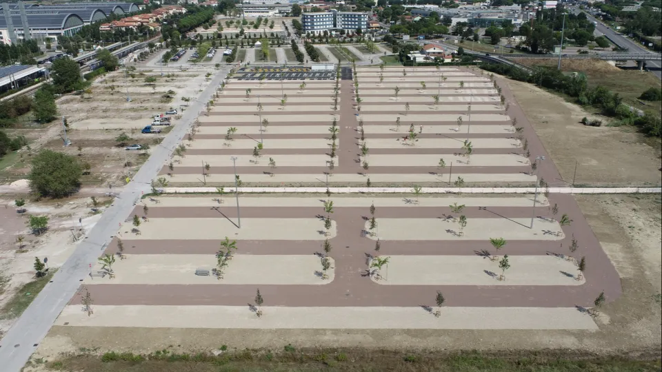 i nuovi parcheggi alla fiera