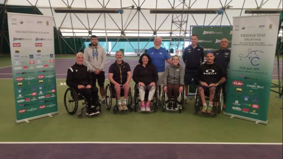 I partecipanti al raduno tecnico nazionale di Wheelchair