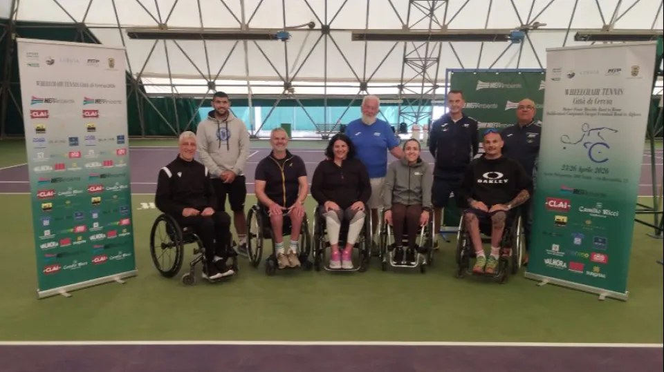 I partecipanti al raduno tecnico nazionale di Wheelchair