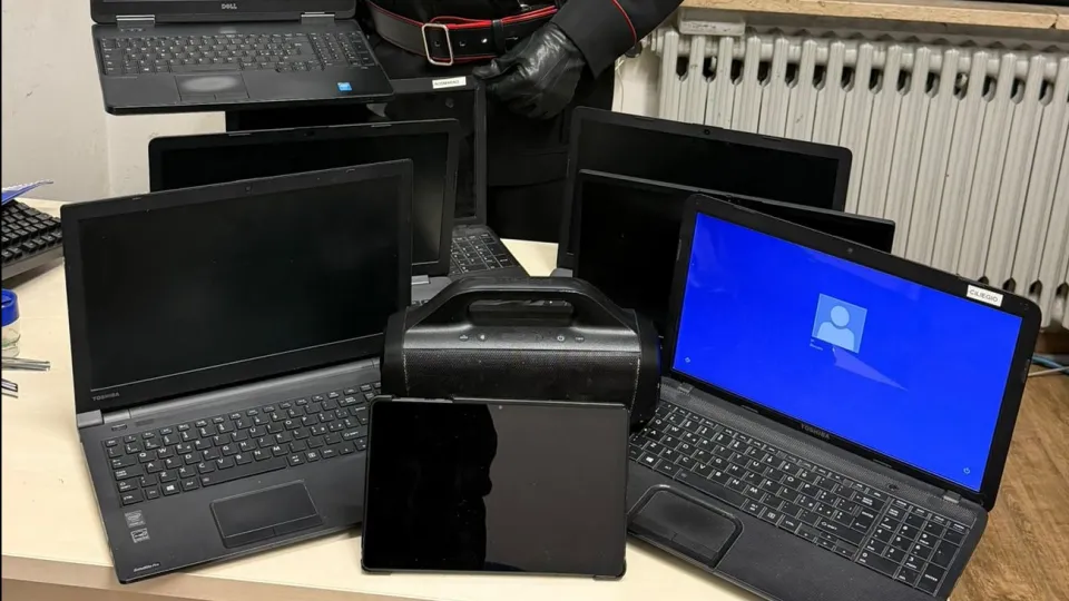 I pc rubati e ritrovati