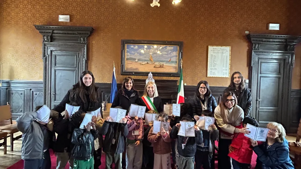 I piccoli del Centro Corridoni di Cattolica fanno le carte di identità