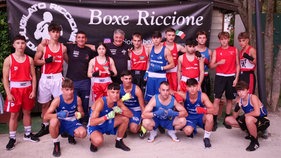 I pugili della Boxe Riccione