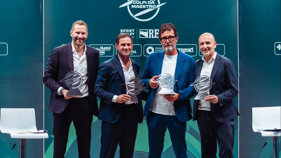 I quattro direttori sportivi premiati