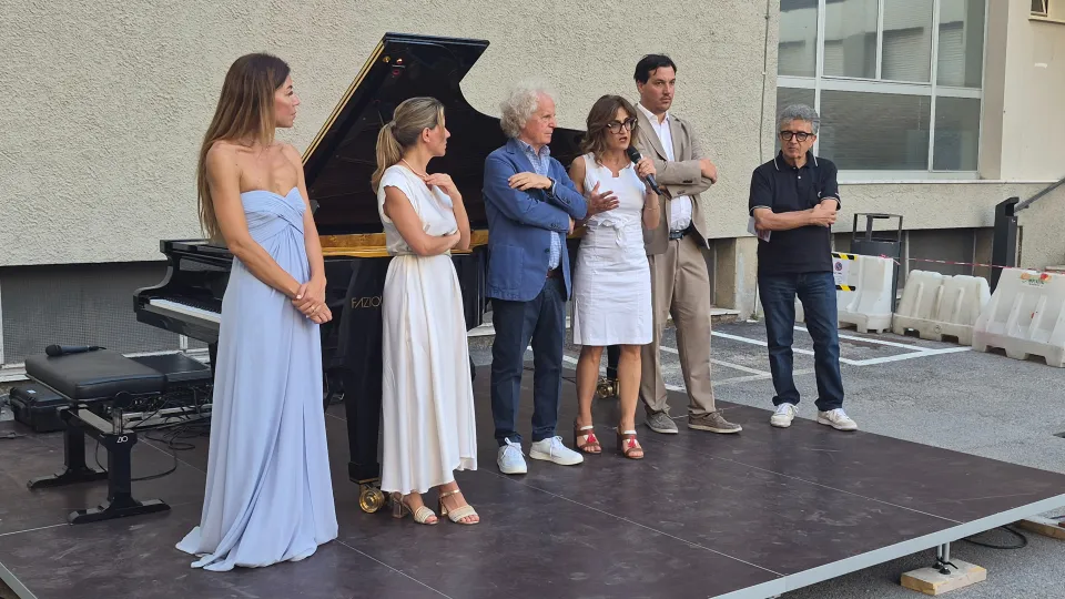 I ringraziamenti a fine concerto