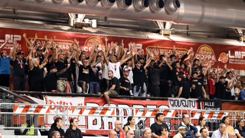 I tifosi riminesi a Ravenna per la finale di Supercoppa