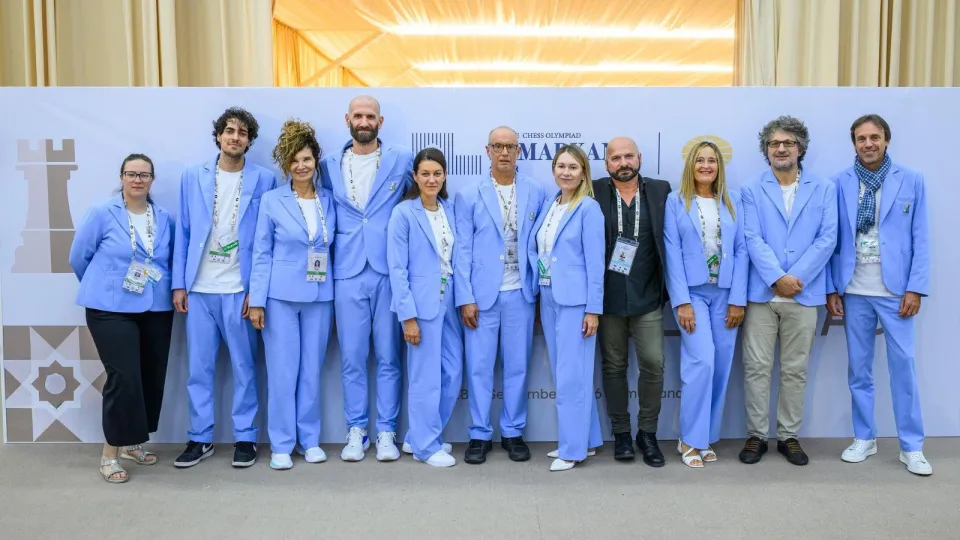 I Titani alla 46ª Olimpiade degli Scacchi di Samarcanda