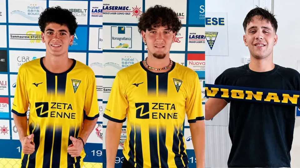 I tre giovani del vivaio gialloblù promossi in prima squadra