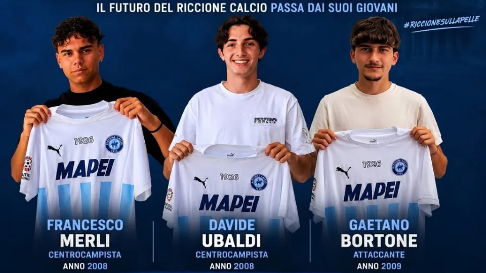 I tre prodotti del vivaio promossi in prima squadra
