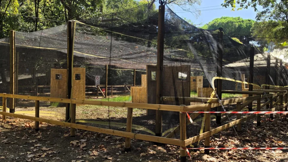 il campo da gioco di paintball