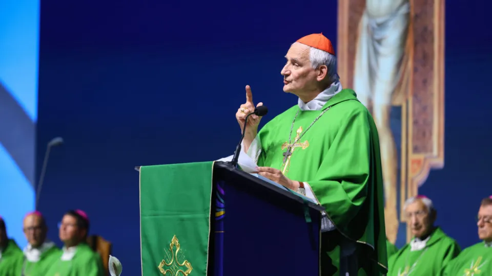 Il cardinal Zuppi al Meeting