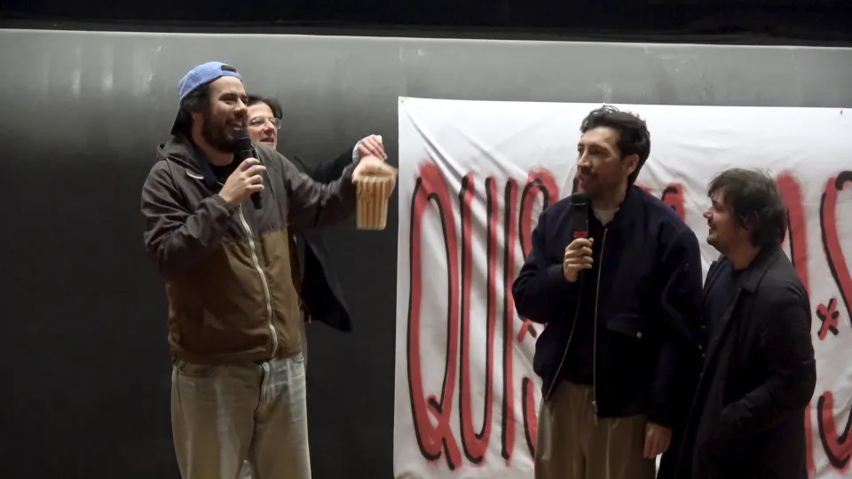 il cast di Cena di Classe al Multiplex Le Befane