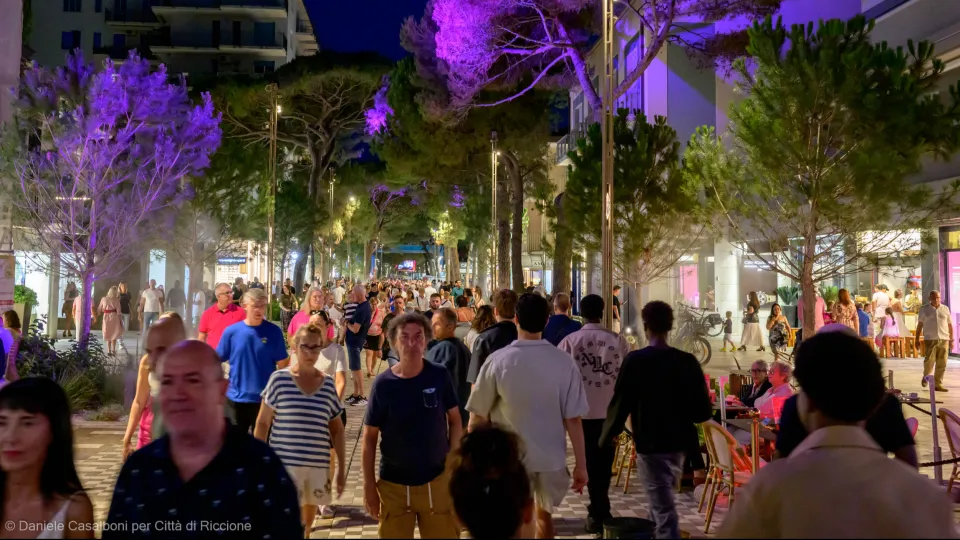 Il centro di Riccione