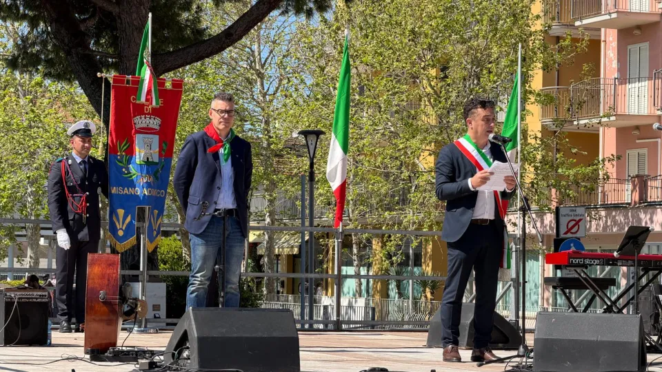 Il discorso del sindaco Piccioni