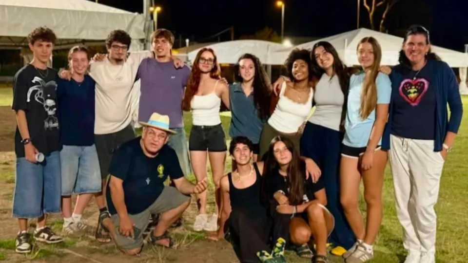 Il gruppo in partenza